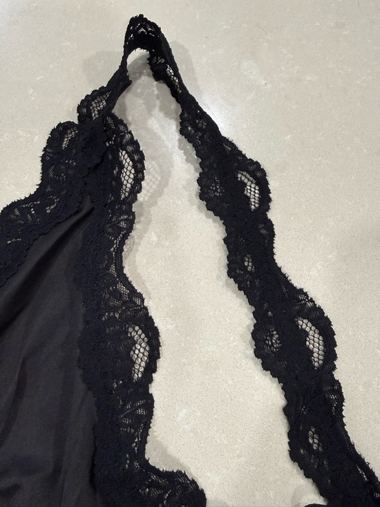 NWT Kat the Label Lacy Silky Babydoll Camisole Black Medium - Picture 6 of 9